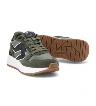 Levi's Chargez des chaussures en cuir vert