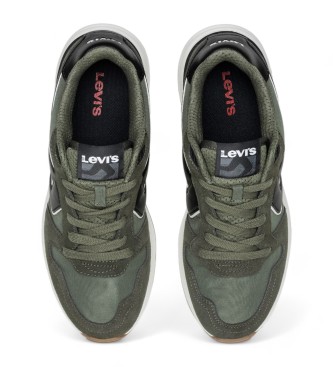 Levi's Chargez des chaussures en cuir vert