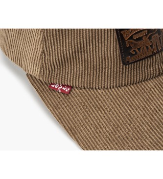 Levi's Relaxed Dad Heritage Cap marron