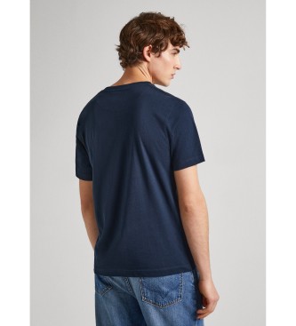 Pepe Jeans Maglietta Connor blu scuro