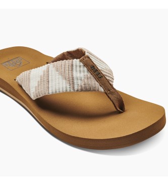 Reef Slippers Lente Geweven beige