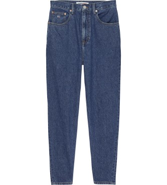 Tommy Jeans Mom Jean affusolati blu a vita alta