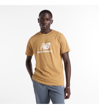 New Balance T-shirt Con Logo Sport Essentials beige