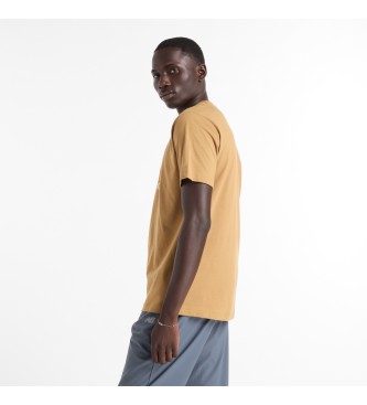 New Balance T-Shirt com logtipo Sport Essentials bege