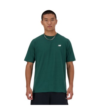 New Balance Camiseta bsica de algodn verde