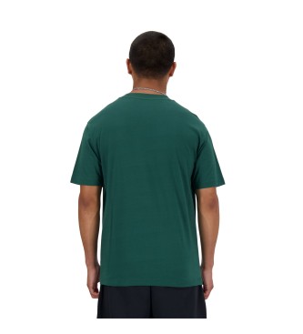 New Balance Camiseta bsica de algodn verde