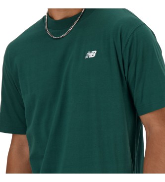 New Balance T-shirt bsica de algodo verde