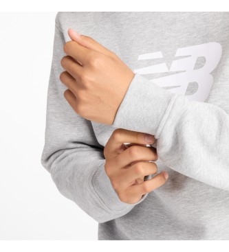 New Balance Sport Core Geborsteld Crew Sweatshirt Grijs