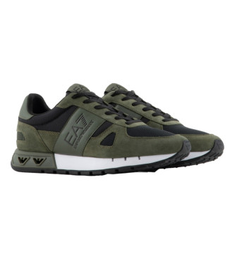 EA7 Trainers Zwart & Wit Legacy groen