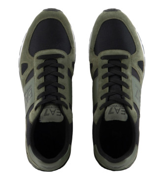 EA7 Trainers Zwart & Wit Legacy groen