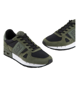 EA7 Trainers Zwart & Wit Legacy groen