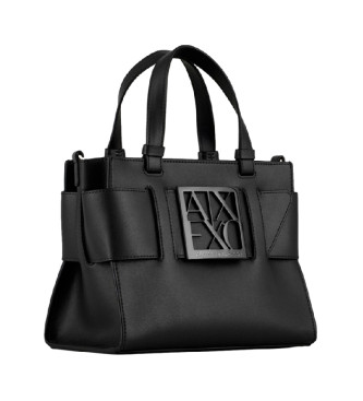 Armani Exchange Saco de compras preto