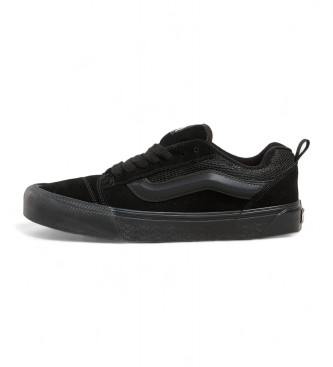 Vans Knu Skool leren sportschoenen zwart