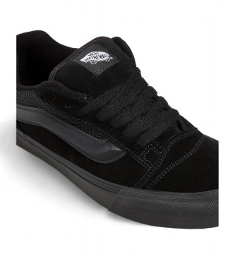 Vans Knu Skool leren sportschoenen zwart