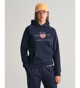 Gant Archive Schild Hoodie marine