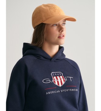 Gant Archive Schild Hoodie marine