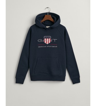 Gant Archive Schild Hoodie marine