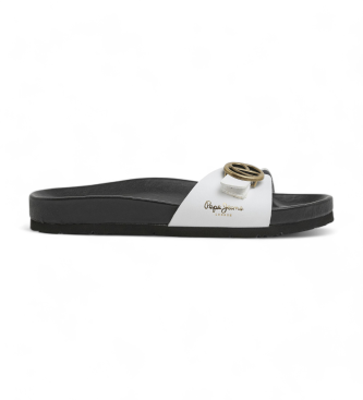 Pepe Jeans Sandales Oban Signature blanc