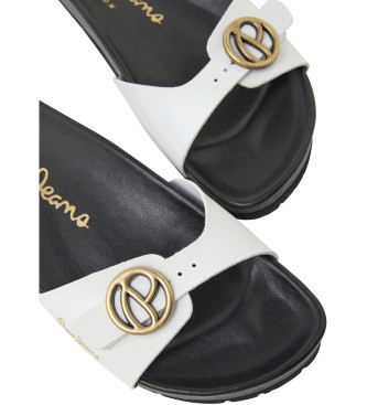 Pepe Jeans Sandales Oban Signature blanc