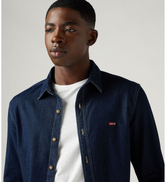 Levi's Batterie Hausmarke navy slim fit Hemd