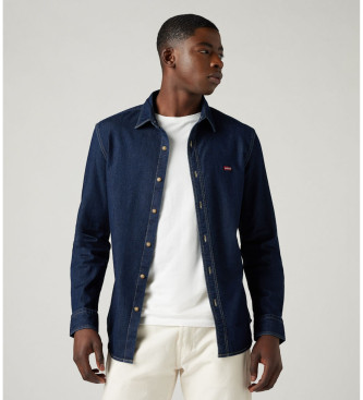 Levi's Batterie Hausmarke navy slim fit Hemd