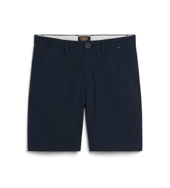 Superdry Pantaln corto chinos elsticos marino