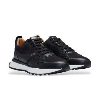 BOSS Jonah Runn Lder Sneakers navy