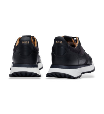 BOSS Jonah Runn Leather Sneakers navy