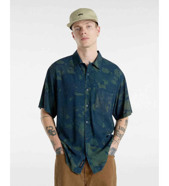 Vans Chemise tisse  col ample Camp bleu