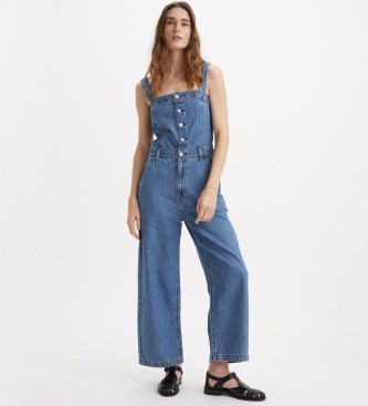 Levi's Drea long dungarees blue