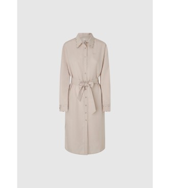 Pepe Jeans Agnes beige dress