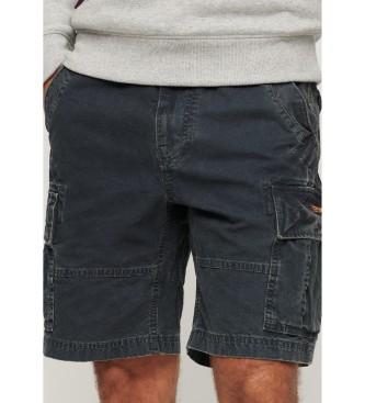 Superdry Pantaloncini cargo pesanti blu scuro