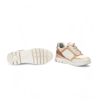 Pikolinos Asturias beige Lederturnschuhe