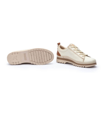 Pikolinos Leather Sneakers Vigo white cream