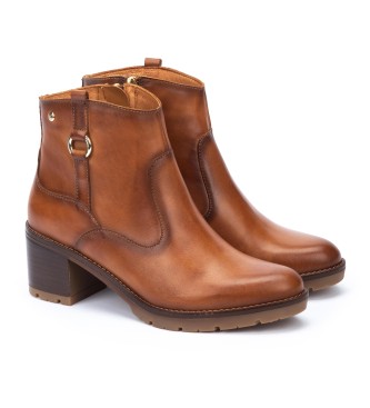 Pikolinos Brown Llanes Leather Ankle Boots