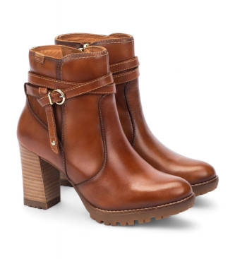 Pikolinos Brown Connelly Leather Ankle Boots