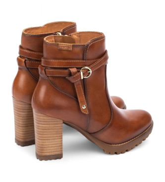 Pikolinos Brown Connelly Leather Ankle Boots