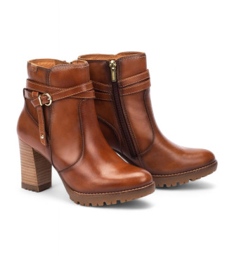 Pikolinos Brown Connelly Leather Ankle Boots