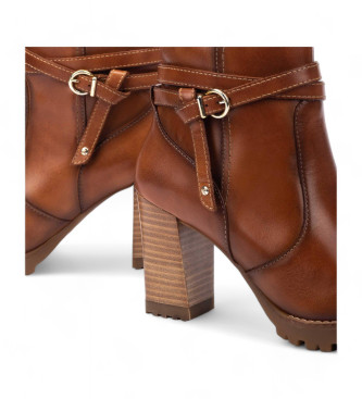 Pikolinos Brown Connelly Leather Ankle Boots