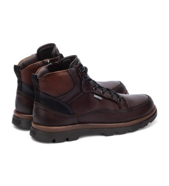 Pikolinos Brown Vigo Leather Ankle Boots