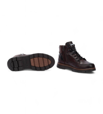 Pikolinos Brown Vigo Leather Ankle Boots