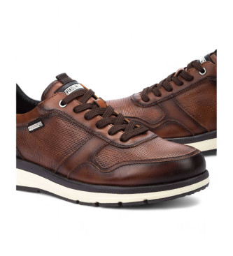 Pikolinos Cordoba brown leather trainers