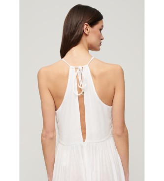 Superdry White embroidered jumpsuit