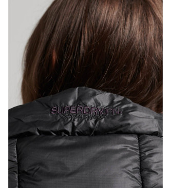 Superdry Bomber sportivo imbottito nero