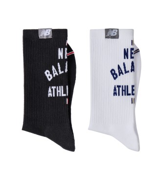 New Balance Pack 2 Pair Lifestyle Midcalf Socks white, black