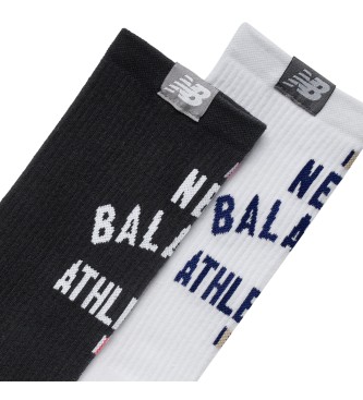 New Balance Pack 2 Pair Lifestyle Midcalf Socks white, black