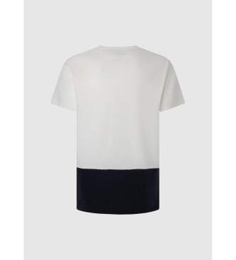 Pepe Jeans Walter T-shirt hvid, marinebl