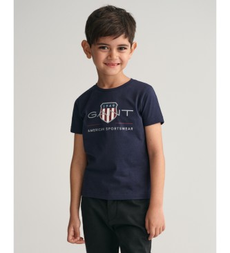 Gant T-shirt Archive Shield Kids azul-marinho