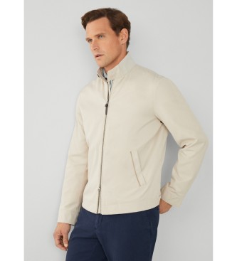 Hackett London Giacca Harrington beige