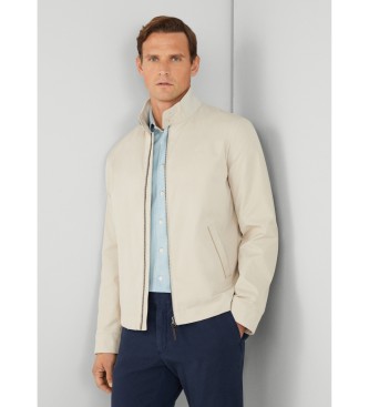 Hackett London Giacca Harrington beige